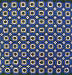 Detalj av mönsterbilden i väven Mahidad från Iran, textilkonstnär katrin bawah