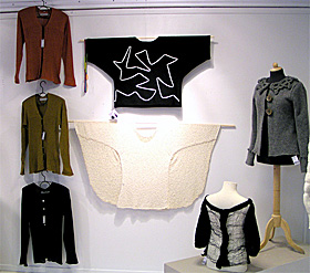 Bild från "tröjan utan tvång" hos konsthantverkarna i Karlstad