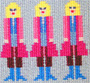 Bildlänk till huvudsidan för textilkonstnär katrin bawahs "Vävda textil bilder"